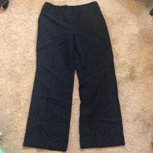 Final Sale LOFT Navy Linen Dress Pants